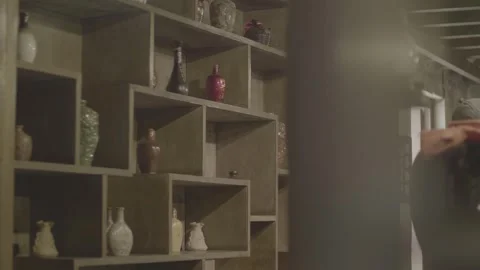 Multi lens pan shooting of the internal environment of a vinegar factory. Stock Footage 253542328