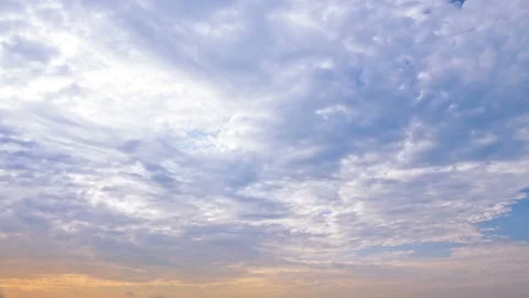Multi-Level Clouds. Timelapse 4K Stock Footage 106458392