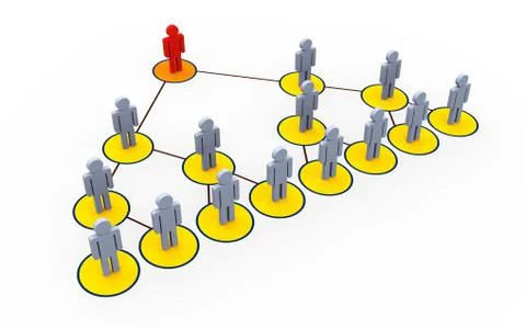 Multi level marketing Stock Illustration