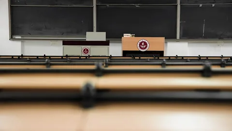 Multi-media classroom elementary education culture ladder classroom Stock Footage 233669594