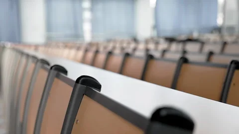Multi-media classroom elementary education culture ladder classroom Stock Footage 233686834