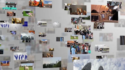 Multi media video composition Video stock 32661093