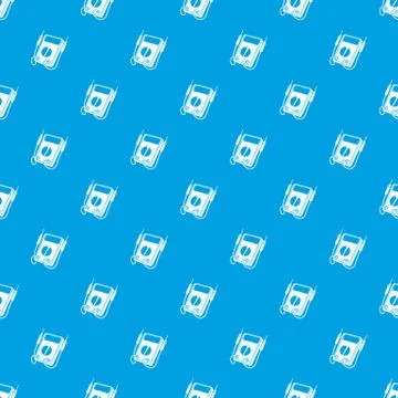 Multi meter pattern vector seamless blue イラスト素材