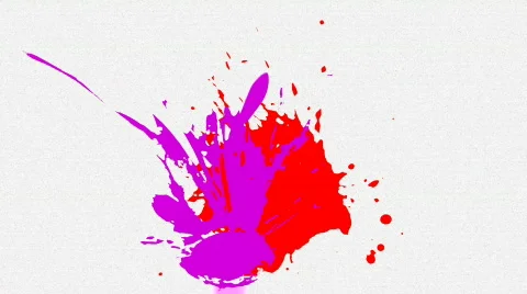 Multi paint splash Video stock 305230