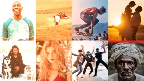 Multi Photo Intro Stock After Effects