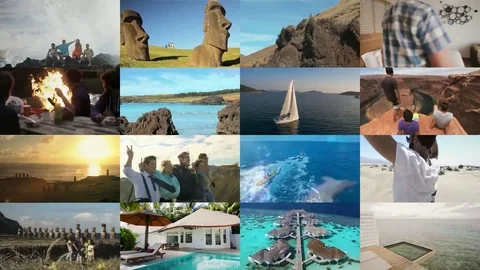 Multi Photo Logo V2 After Effects stock