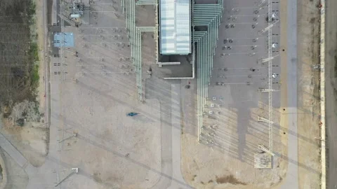 A Multi-pipe industrial structure Stock Footage 170182205