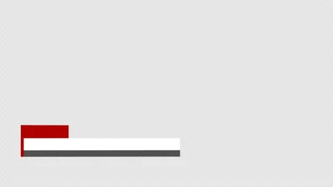 Multi purpose 4K modern lower third with alpha channel. Stock Footage 329435565