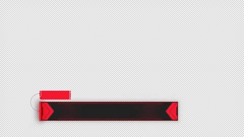 Multi purpose lower third with alpha channel. News, Sports, Police and more. Stock Footage 329499715