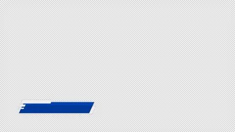 Multi purpose modern lower third with alpha channel. Stock Footage 329561576