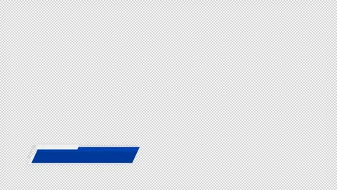 Multi purpose modern lower third with alpha channel. Video stock 329561577