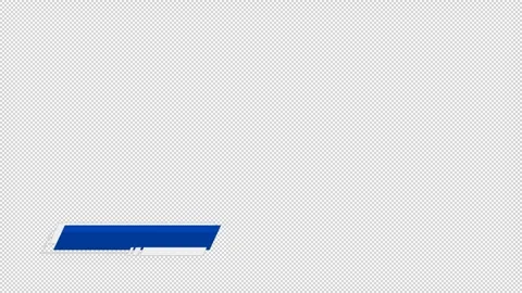 Multi purpose modern lower third with alpha channel. Stock Footage 329561581