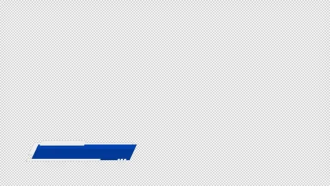 Multi purpose modern lower third with alpha channel. Animated lower thirds. Stock Footage 329561584