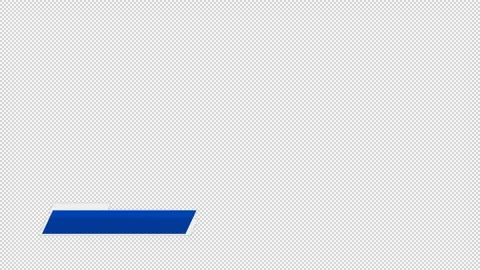 Multi purpose modern lower third with alpha channel. Stock Footage 329561589