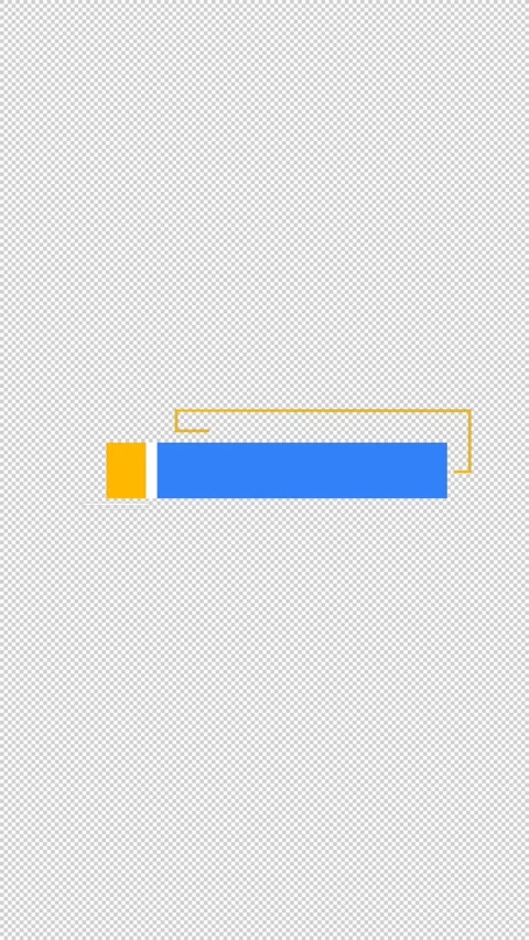 Multi purpose modern lower third with alpha channel. Vertical 1080 x 1920 Stock-Footage 333315814
