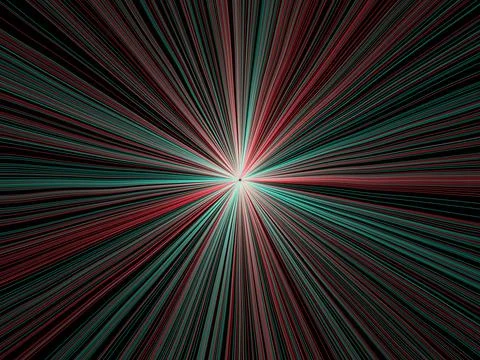 Multi retro neon color lines Illustrazione stock