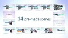 Multi Scene Ribbons - Apple Motion 5 and Final Cut Pro X Template Stock After Effects