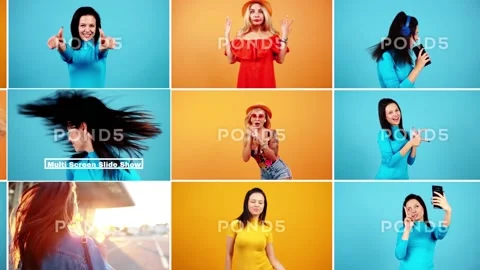 Multi Screen Slideshow ULTRA  4K Stock After Effects