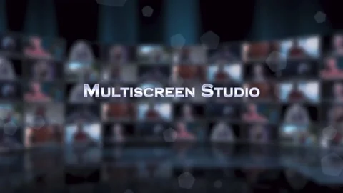 Multi Screen Studio Opener 스톡 After Effects