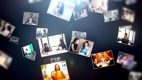 Multi Slides Logo V2 Стоковые After Effects