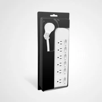 Multi-socket adapter Stock Illustration