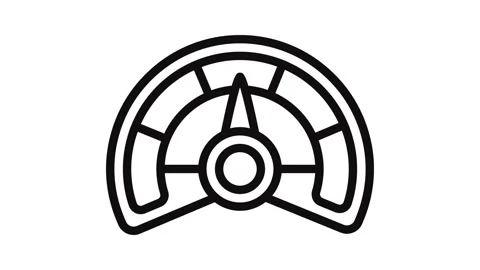 Multi speed line icon animation Stock Footage 326122962