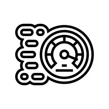 Multi speed line icon vector illustration Ilustración de archivo
