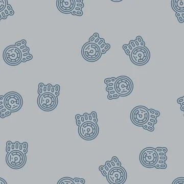 Multi speed line seamless pattern Illustrazione stock