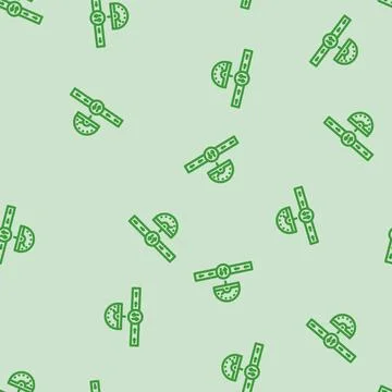 Multi speed line vector seamless pattern Stockillustratie