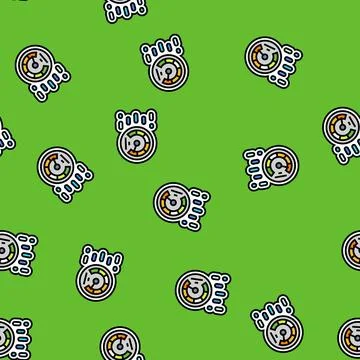 Multi speed vector seamless pattern 스톡 일러스트