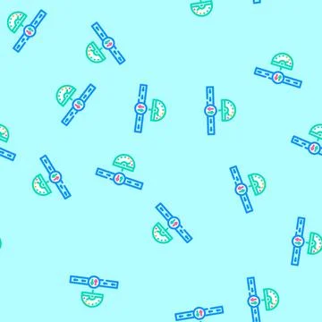 Multi speed vector seamless pattern Illustrazione stock