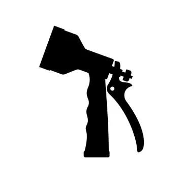 Multi spray gun Stock Illustration