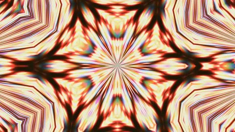 Multi star shape gradient kaleidoscopic background Stock Illustration