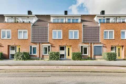 Multi-storey brick buildings Stock Photos