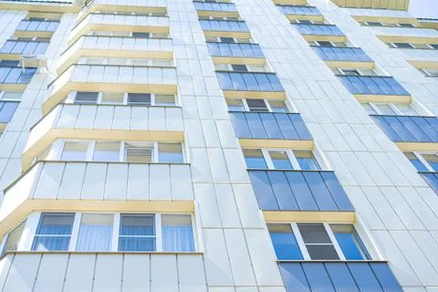 Multi-storey building as a background or texture Stock Photos