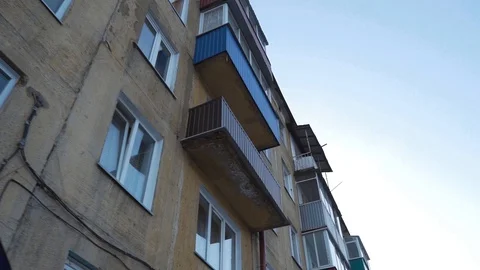 Multi-storey building Stock Footage 128393647