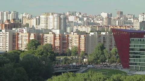 Multi-storey buildings Stock Footage 45010144
