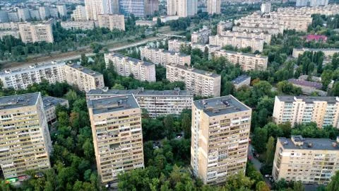 Multi-storey panel house Stock-Fotos