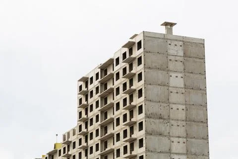 Multi-storey residential construction Stock Photos