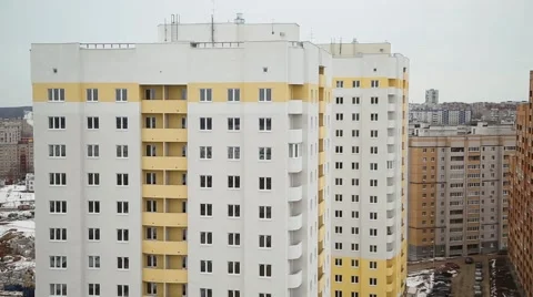 Multi-storey residential house Stock Footage 61582775
