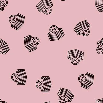 Multi surface use line seamless pattern Stock Illustration