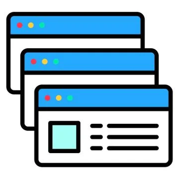 Multi tasking, Telecommuting or remote work icon, vector illustration 스톡 일러스트