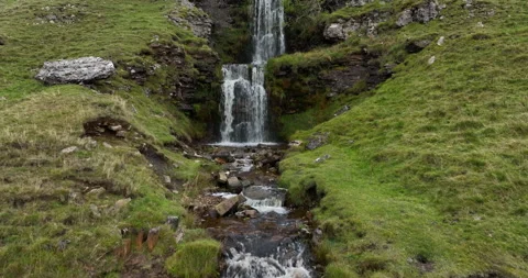 Multi tier waterfall Stock Footage 220164956