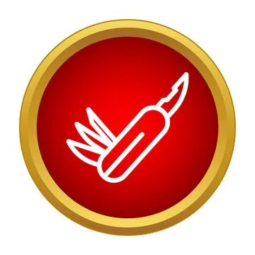 Multi tool icon representing versatility and preparedness Stock Illustration