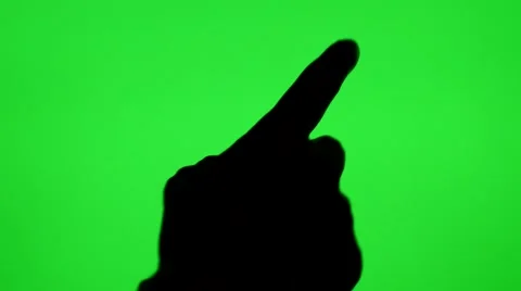Multi Touch Touchscreen Hand Gestures, Green Screen Stock Footage 49984908