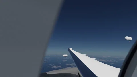 Multi UFO Flyby Stock Footage 159327856