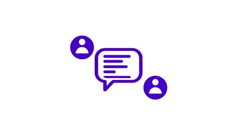 Multi-user chat Stock Footage 335609184