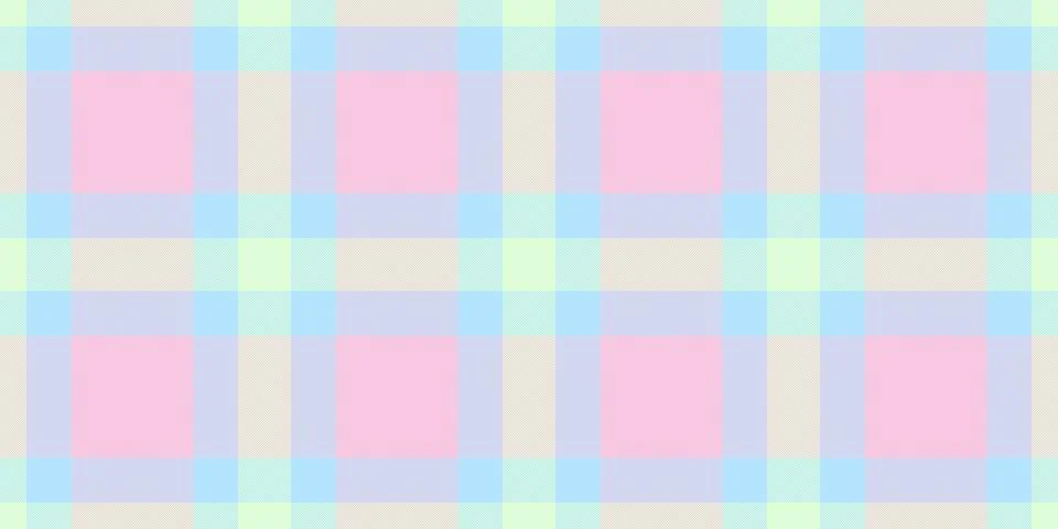 Multi vector plaid textile, close-up seamless fabric pattern. Awesome check.. Stock Illustration