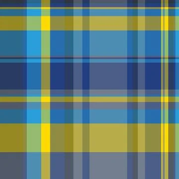 Multi vector textile background, relief tartan seamless texture. Vintage pl.. Stock Illustration