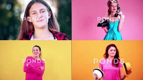 Multi Video Slideshow 4k Stockmateriaal After Effects